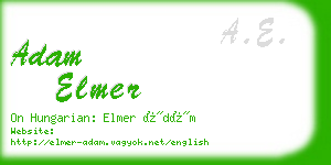 adam elmer business card